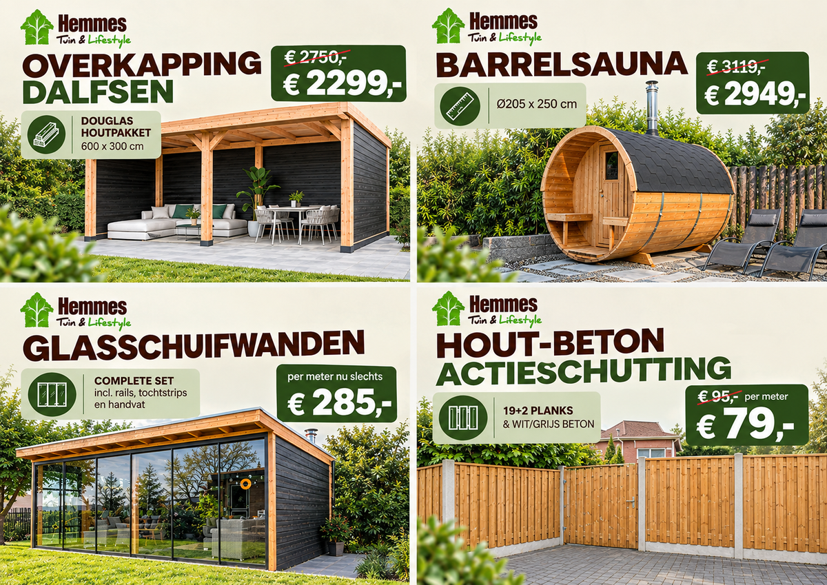 Najaarsacties bij Hemmes Tuin & lifestyle