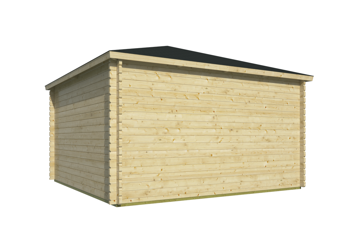 Blokhut - Tuinhuis Lotte | 44 mm | vuren honinggeel geïmpregneerd