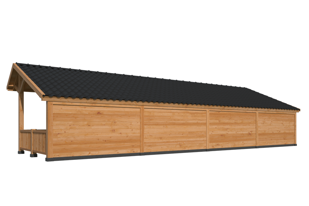 Bergen XL, Type 11 Douglas Gedroogd Potdekselplank blank