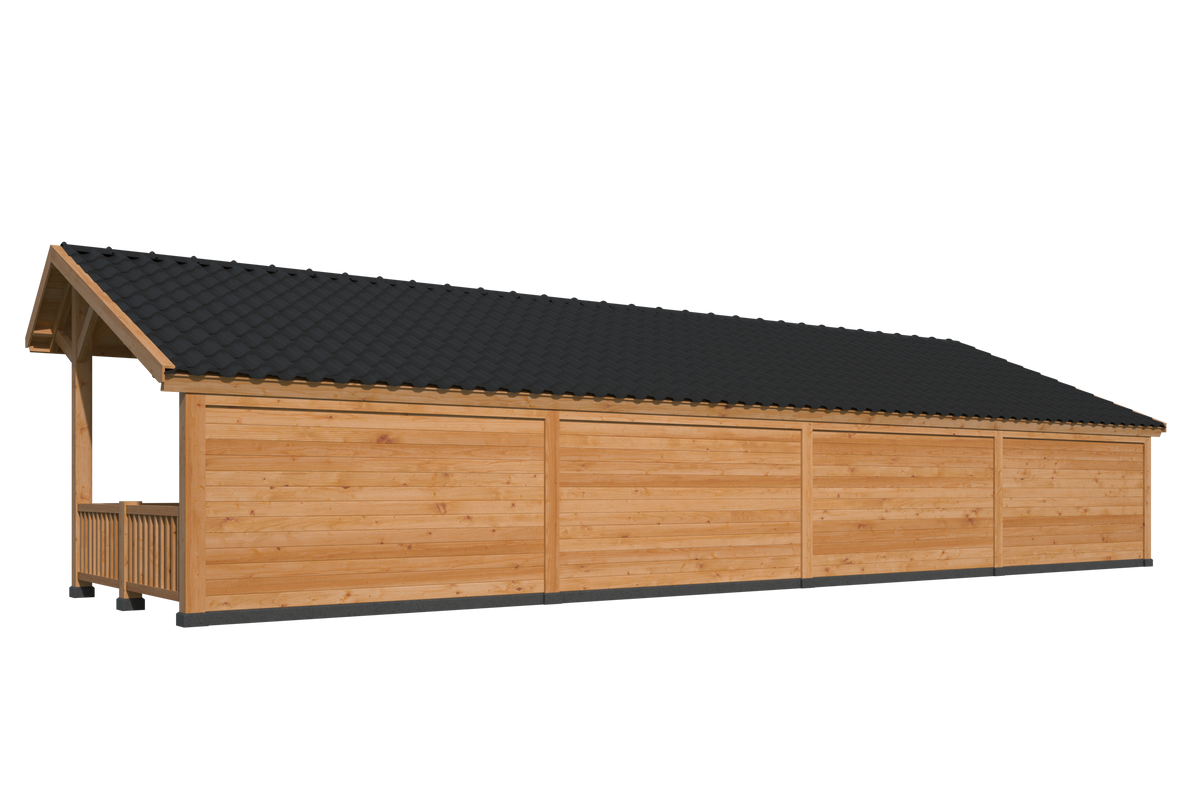 Bergen XL, Type 11 Douglas Gedroogd Potdekselplank blank
