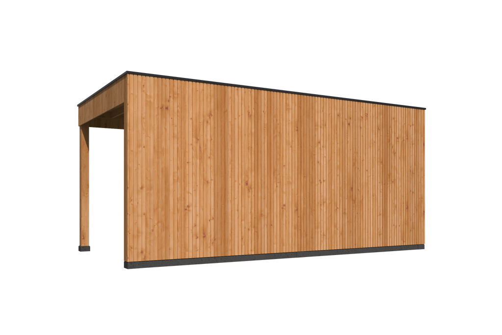 KubeLine + luifel 280 x 590 cm, onbehandeld