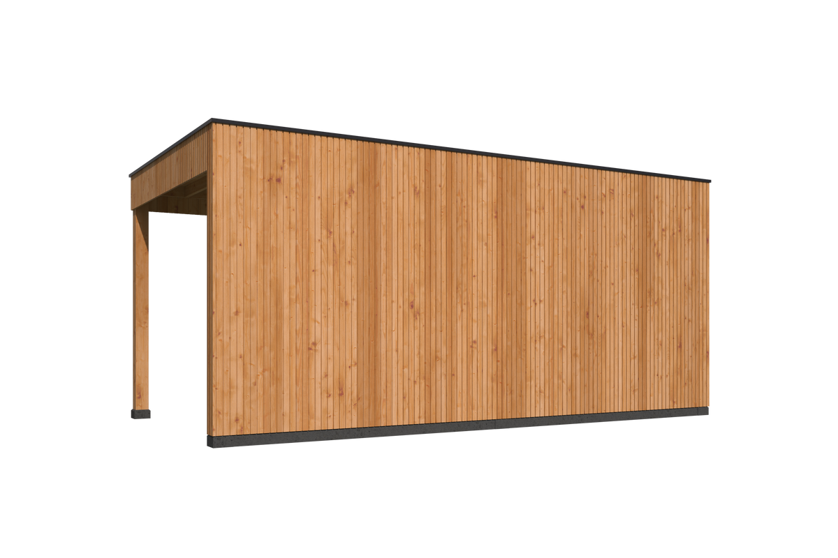 KubeLine + luifel 280 x 590 cm, onbehandeld