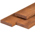 Azobé hardhout bestekhout 5,0 x 15,0 x 250 cm fijnbezaagd