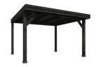 DHZ Rijssen Douglas 400 x 400 cm zwart geïmpregneerd