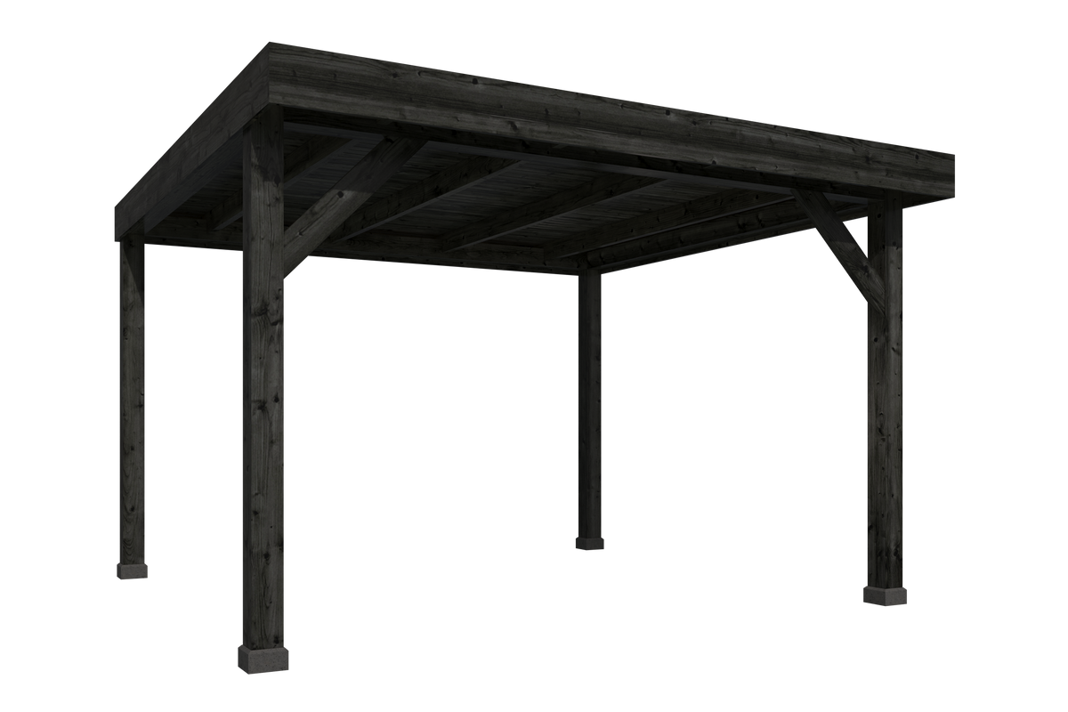 DHZ Rijssen Douglas 500 x 400 cm zwart geïmpregneerd