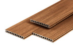 PuraShield composiet vlonderplank 2,3 x 21,0 x 400 cm, teak, semi-massief, fijne houtnerf, clip systeem