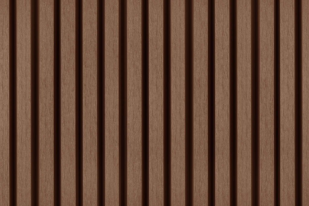 PuraTech 30 composiet triple profiel 3,3 x 17,0 x 290 cm, teak, fijne houtnerf