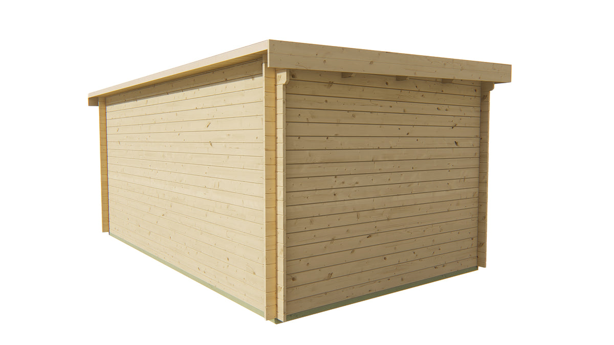 Blokhut - Tuinhuis Zerja | 28 mm | Red Class Wood geïmpregneerd