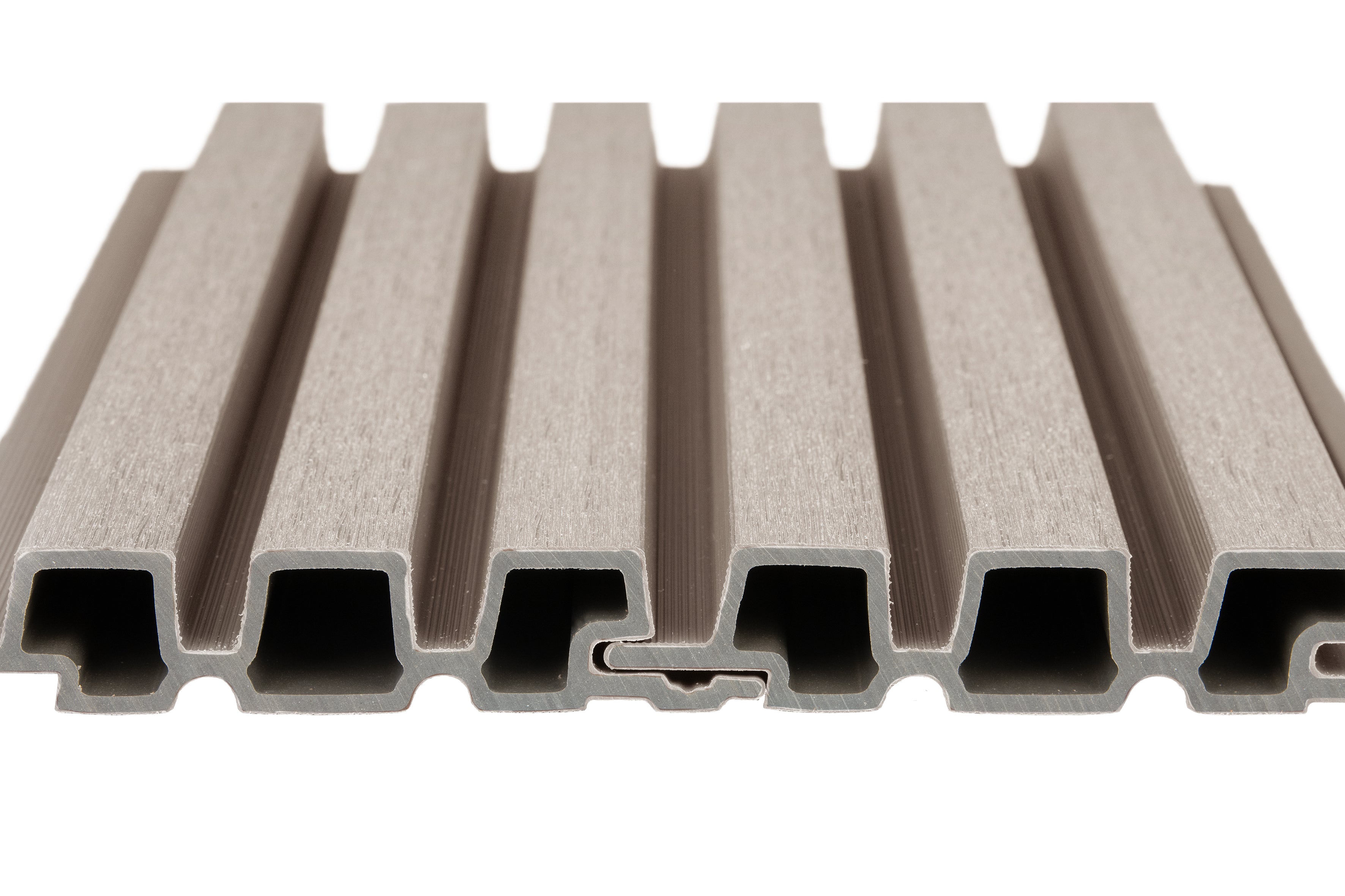 PuraTech 30 composiet triple profiel 3,3 x 17,0 x 290 cm, light grey, fijne houtnerf