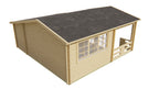 Blokhut - Tuinhuis Coventry | 58 mm | vuren Red Class Wood geïmpregneerd
