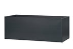 Seneca 200 – Dubbelwandige bloembak antraciet – 200 x 100 x 76 cm