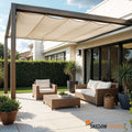 Harmonicadoek 370 x 370 cm zand