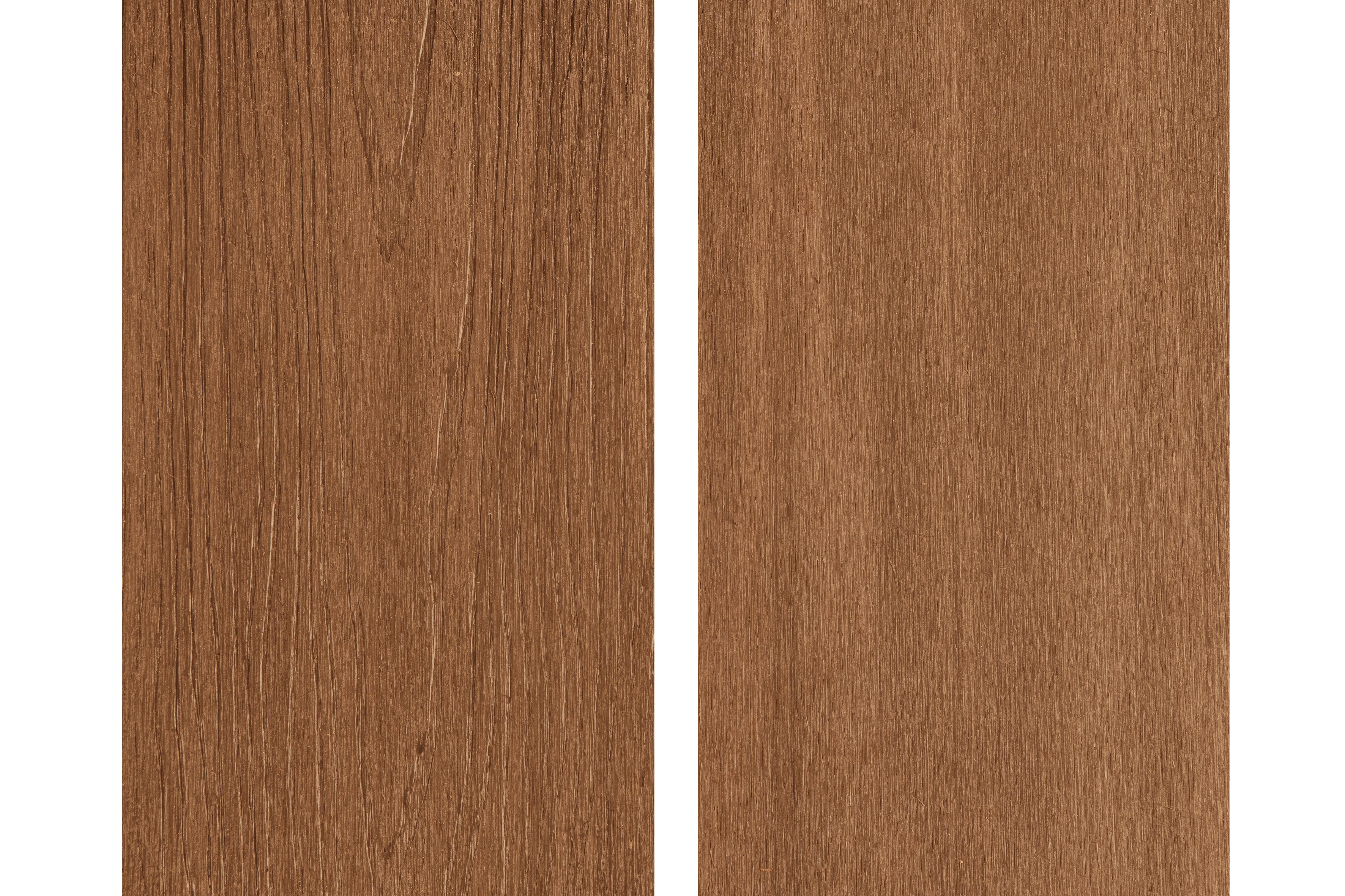 PuraShield composiet vlonderplank 2,3 x 13,8 x 500 cm, teak, semi-massief, fijne houtnerf, clip systeem