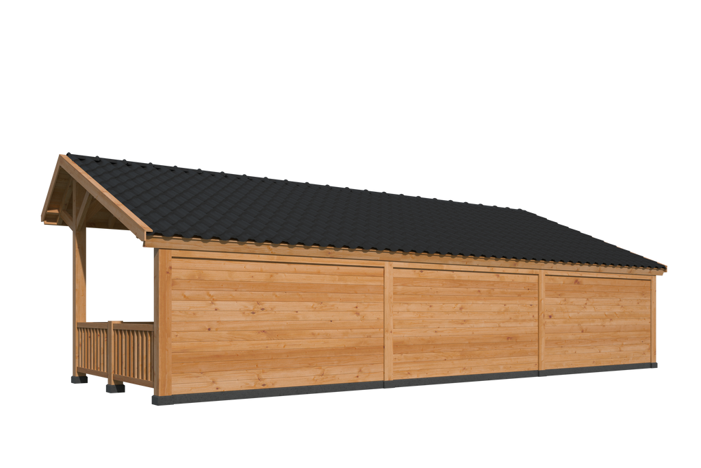 Bergen XL, Type 8 Douglas Gedroogd Potdekselplank blank