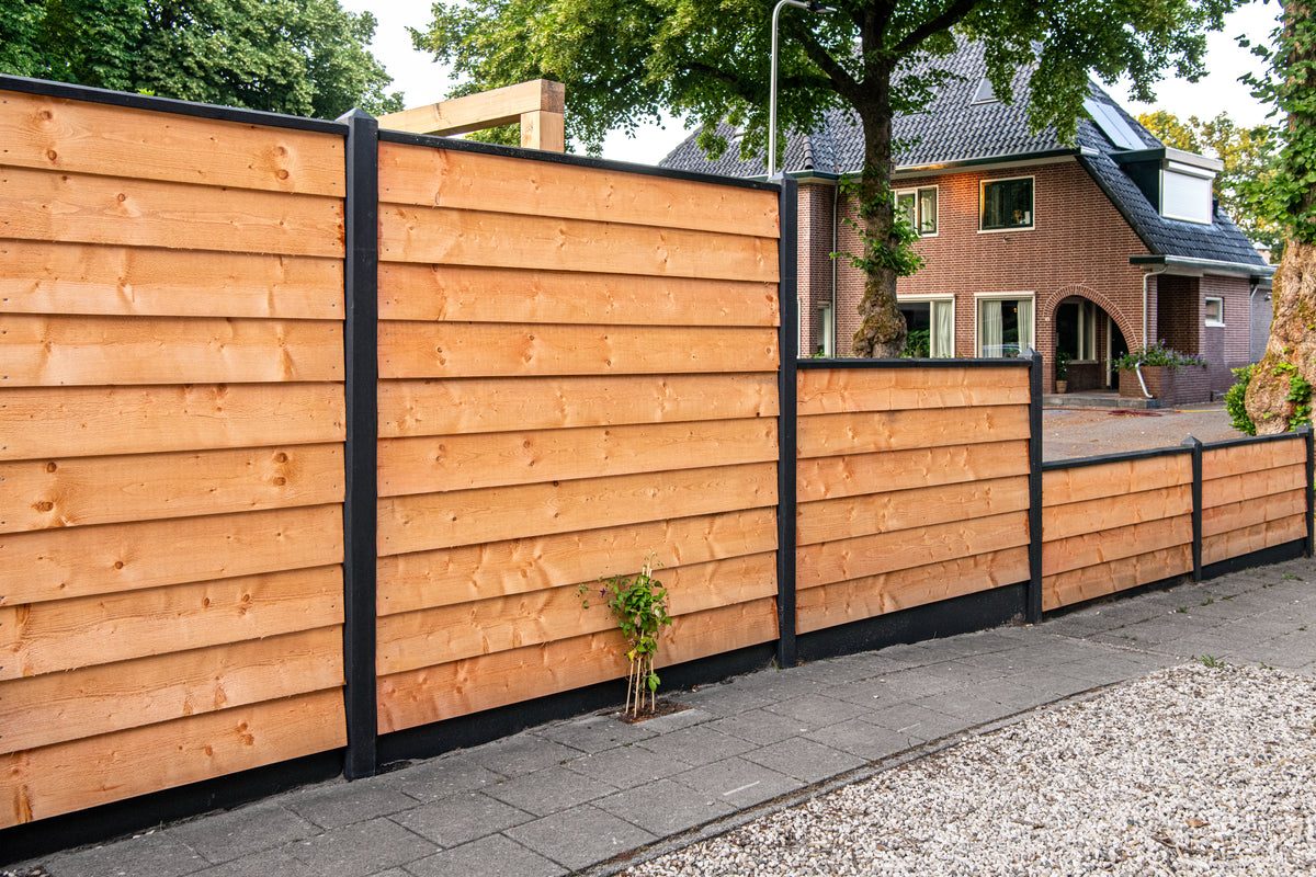 Berton©-paal IJssel antraciet gecoat diamantkop 10 x 10 x 220 cm tussenmodel