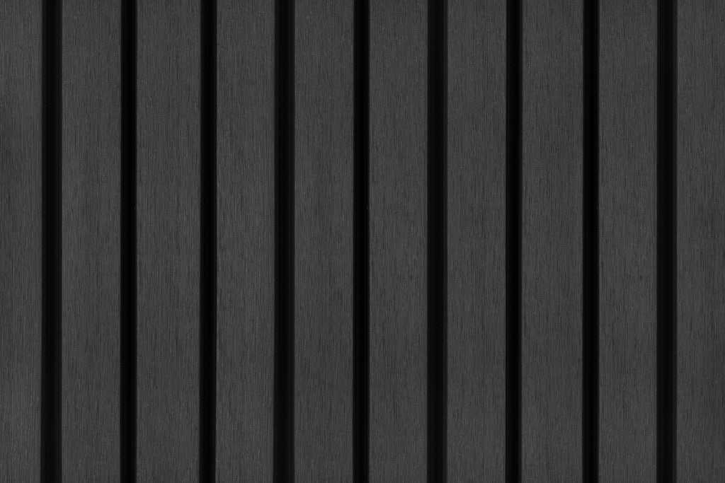PuraTech 55 composiet dubbel profiel 3,3 x 17,0 x 290 cm, ebony black, fijne houtnerf