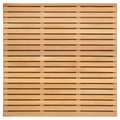 Tuinscherm Prinsenbeek, bangkirai hardhout, RVS-geschroefd, 40-planks (36+4) 180 x 180 cm