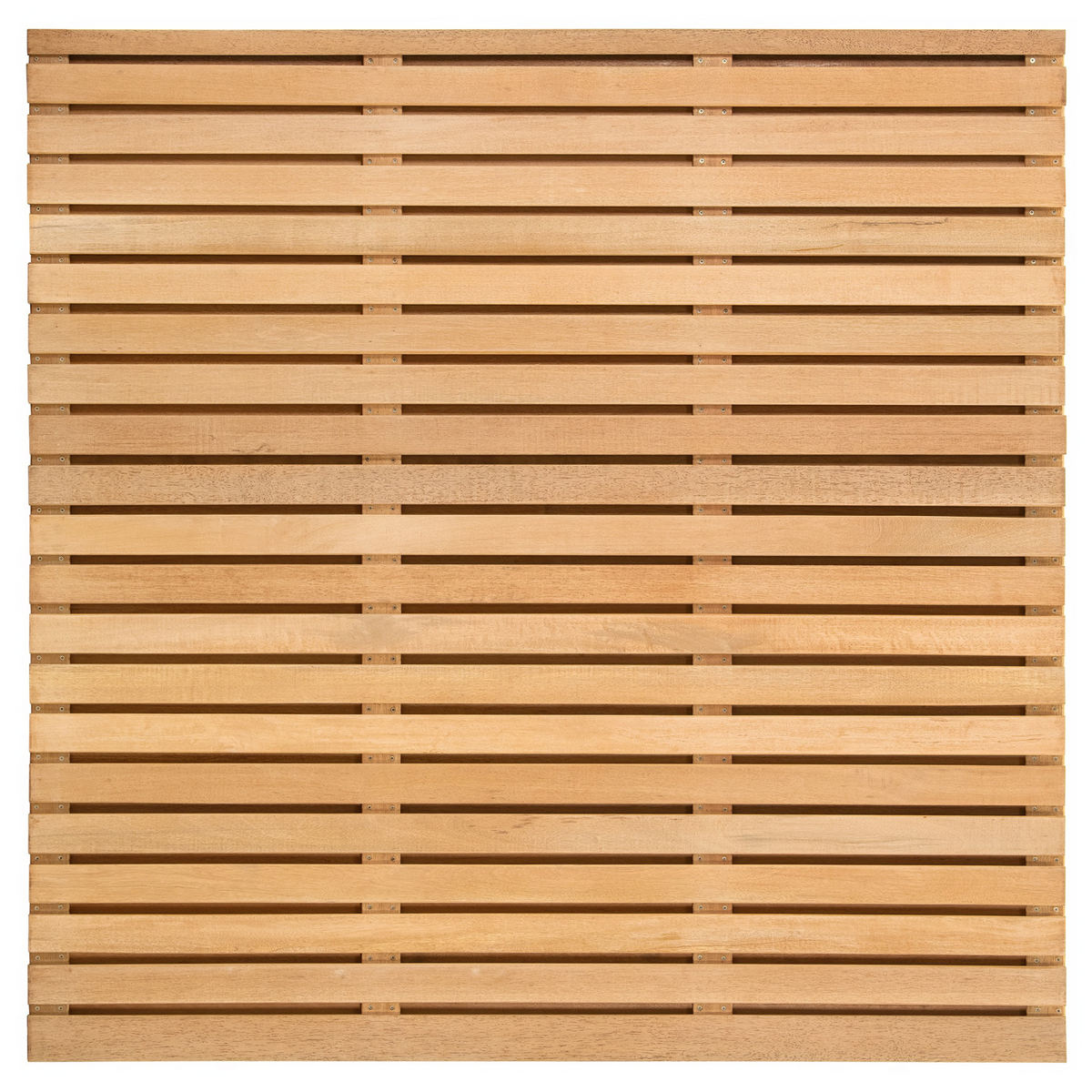 Tuinscherm Prinsenbeek, bangkirai hardhout, RVS-geschroefd, 40-planks (36+4) 180 x 180 cm