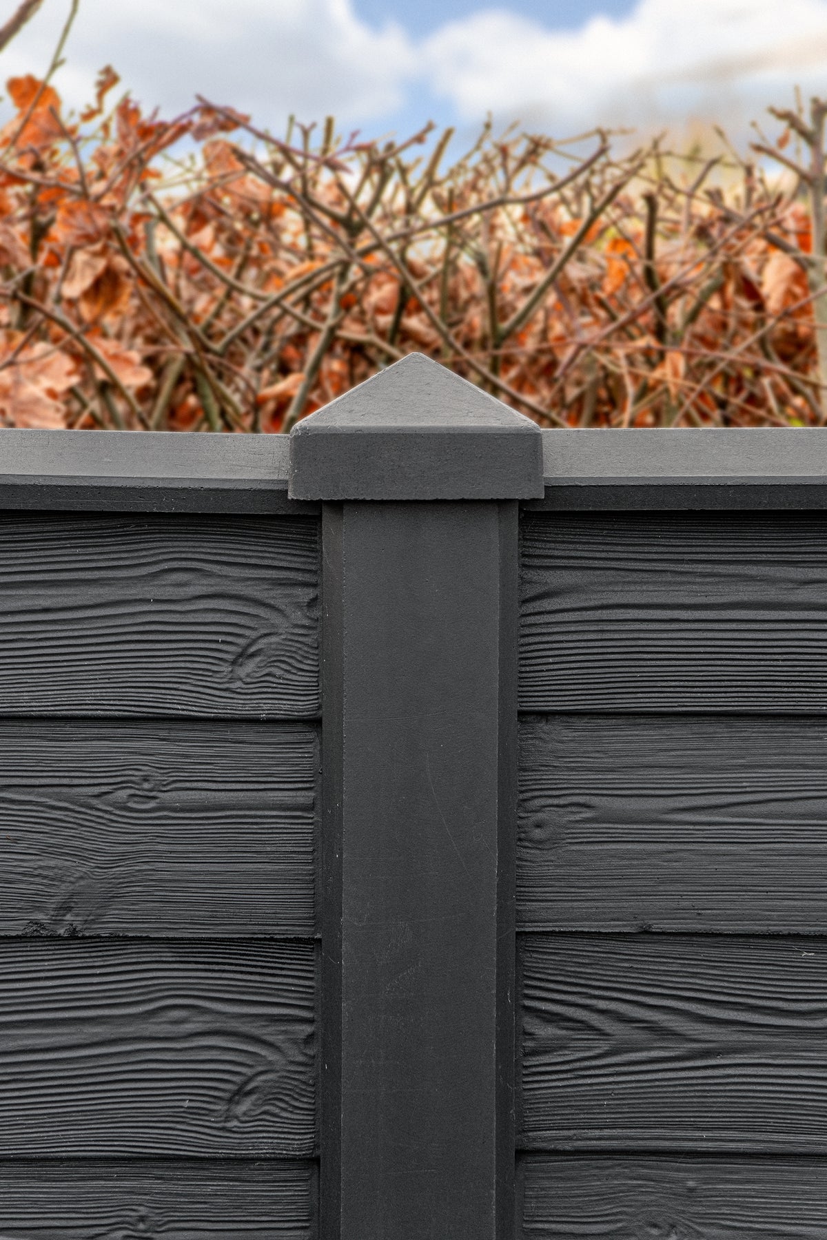Berton© afdekpet antraciet gecoat, diamantkop 14 x 14 x 5 cm zonder uitsparing