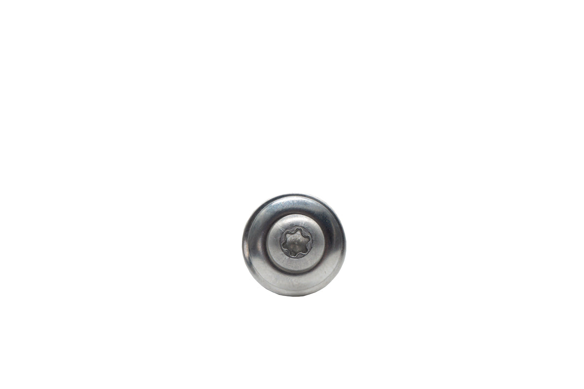 Daktrimschroef RVS A2 4,5 x 40 mm, boorpunt, EPDM Ring 15 mm (Doos 50 stuks)