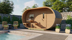 Sauna Oval | 38 mm | onbehandeld