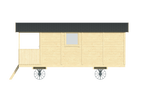 Circuswagen Johnny | 19mm | vuren onbehandeld | 600 x 240 cm | excl. onderstel