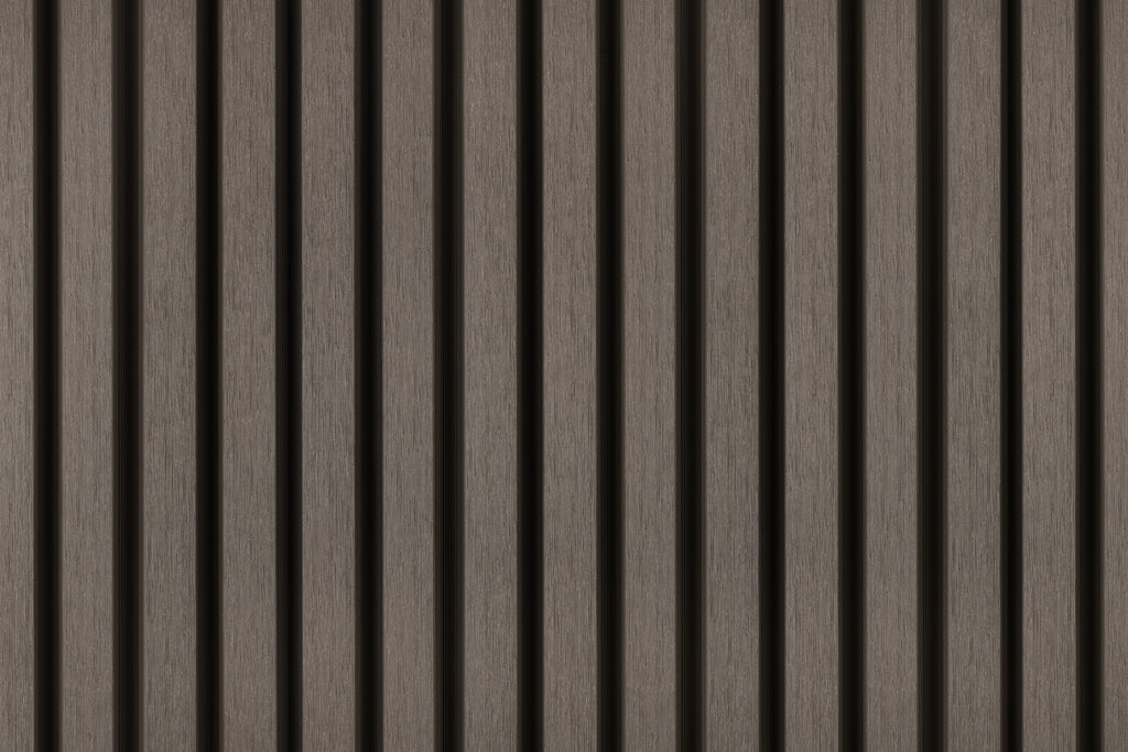 PuraTech 30 composiet triple profiel 3,3 x 17,0 x 390 cm, dark grey, fijne houtnerf