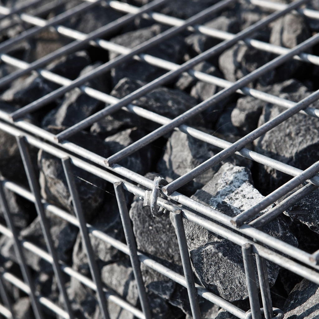 Gaasmat Gabion 4,5 x 4,5 cm Zijmat, draaddikte 4,8 mm 30 x 200 cm