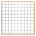 Gaaselement vuurverzinkt maaswijdte 7,5 x 7,5 cm met kader grenen groen geïmpregneerd 4,5 x 4,5 cm H180 x B180 cm