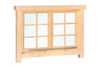 Draai- /kiepraam dubbel L3 vuren 153 x 105,1 cm