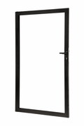 PuraFence aluminium poortframe 180,0 x 100,0 cm, zwart (incl. deurbeslag)