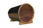Saunabarrel | Ø205 x 300 cm | 42 mm | Thermowood | met panorama raam