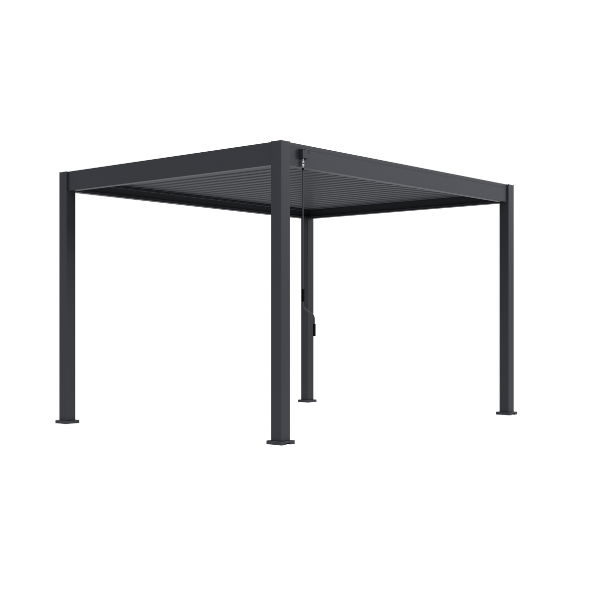 Tuindeco Advance line vrijstaande aluminium overkapping 300 x 400 x 255 cm antraciet