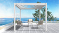 Aluminium overkapping Toronto vrijstaand 300 x 300 x 255 cm wit