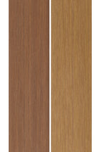 PuraTerra composiet vlonderplank 2,3 x 13,8 x 400 cm, teak, tweekleurig