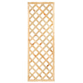 Trellis met lijst, diagonale lamellen grenen groen geïmpregneerd H180 x B60 cm