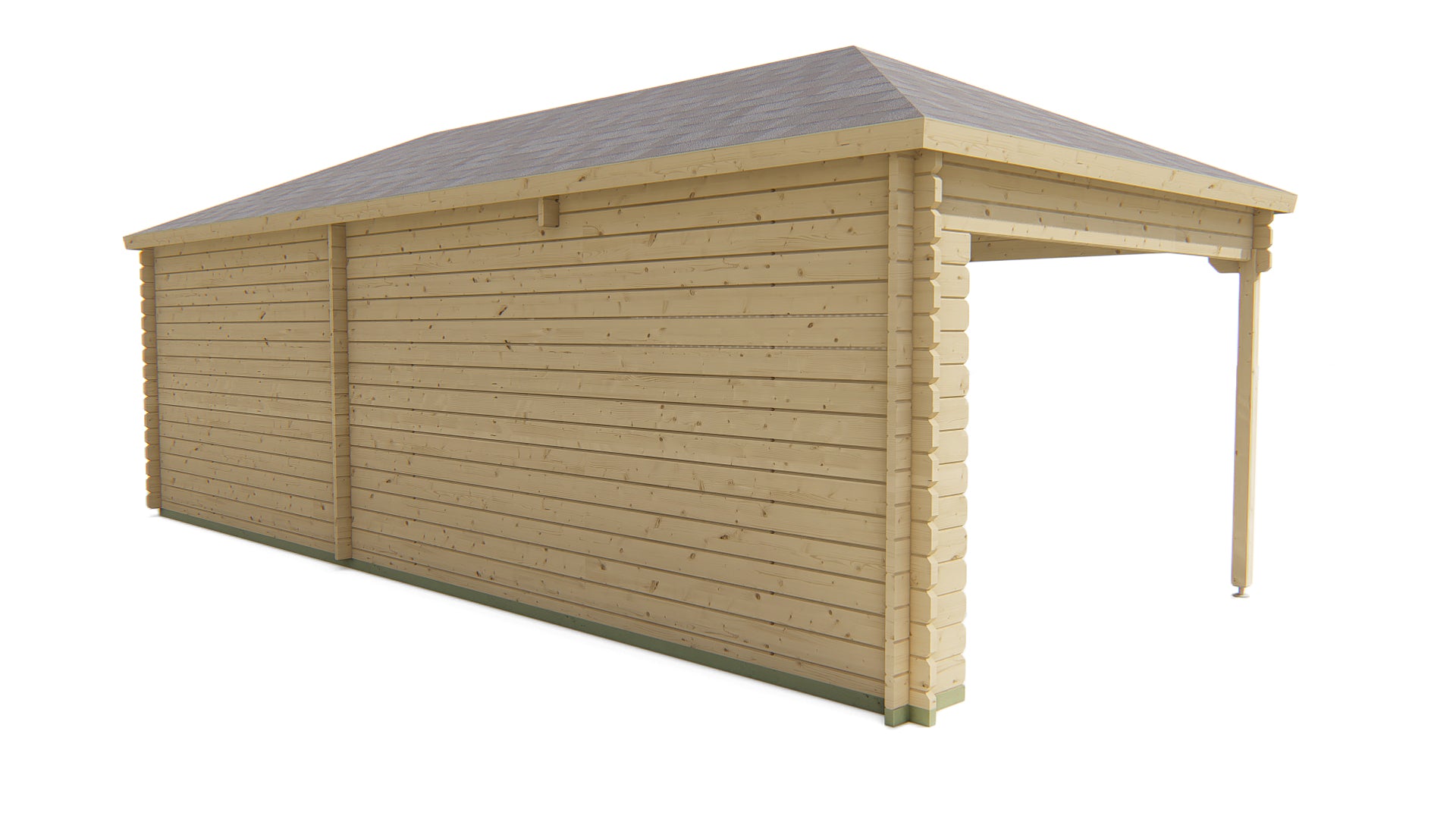 Blokhut - Tuinhuis Paiva | 44 mm | vuren Red Class Wood geïmpregneerd