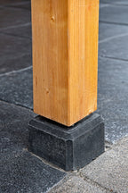 Berton© betonpoer 15,0 x 15,0 x 60,0 cm, antraciet, M16-bus