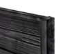 Berton©-motiefplaat smal antraciet gecoat H26 x D3,5 x L184 cm rabat-houtmotief