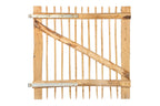 Kastanjepoort compleet B120 x H100 cm