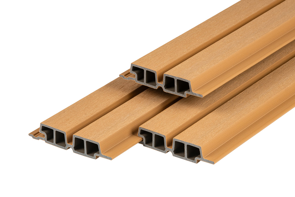 PuraTech 55 composiet dubbel profiel 3,3 x 17,0 x 290 cm, cedar, fijne houtnerf