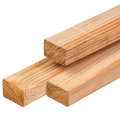 Douglas regel 4,0 x 6,0 x 250 cm, gedroogd, geschaafd, 4 ronde hoeken