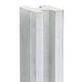 Berton-E-sleufpaal Vecht wit/grijs 10 x 10 x 294 cm tussenmodel