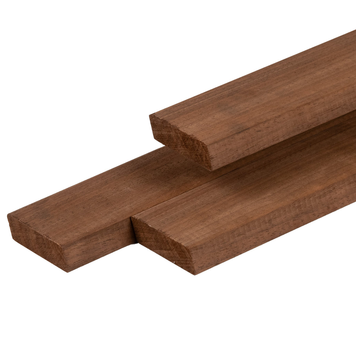 Thermoline ayous hardhout rhombus profiel 1,8 x 6,8 x 395 cm thermisch gemodificeerd, geschaafd
