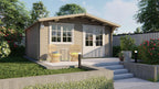 Blokhut - Tuinhuis Salamanca | 34 mm | vuren Red Class Wood geïmpregneerd