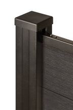 PuraFence Classic composiet plank 2,0 x 16,1 x 182 cm, ebony black