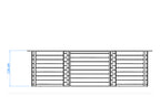 Luxe houten zwembad Cabana Beach 434 x 401 x 116 cm