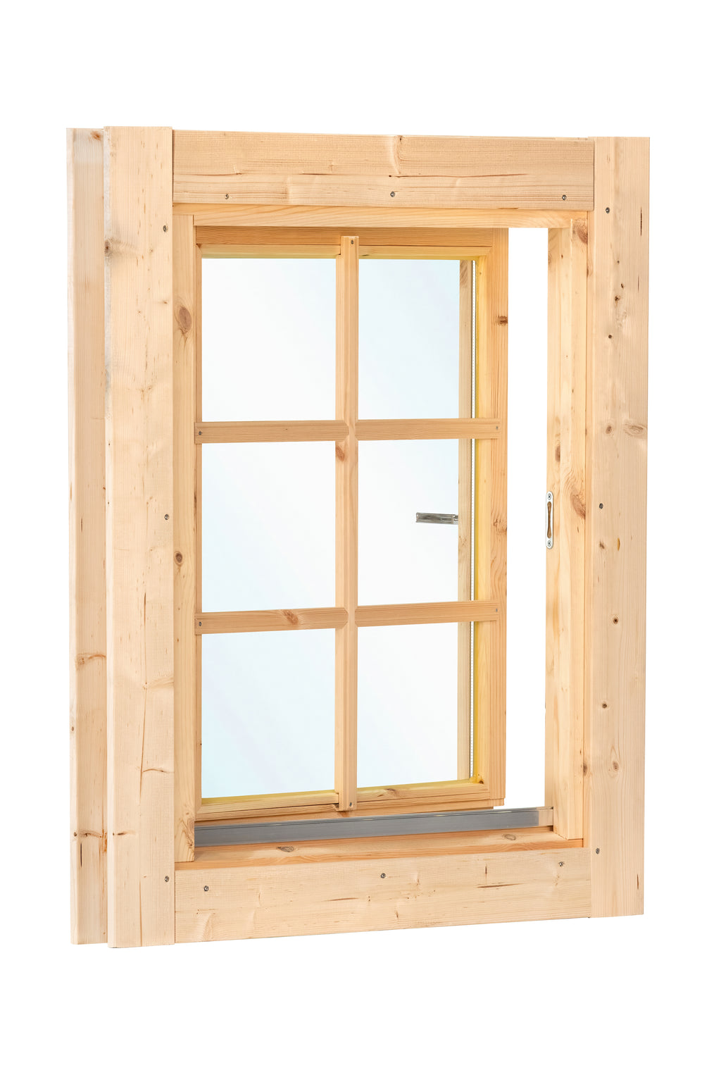 Draai- /kiepraam enkel L4 vuren 84 x 105,1 cm