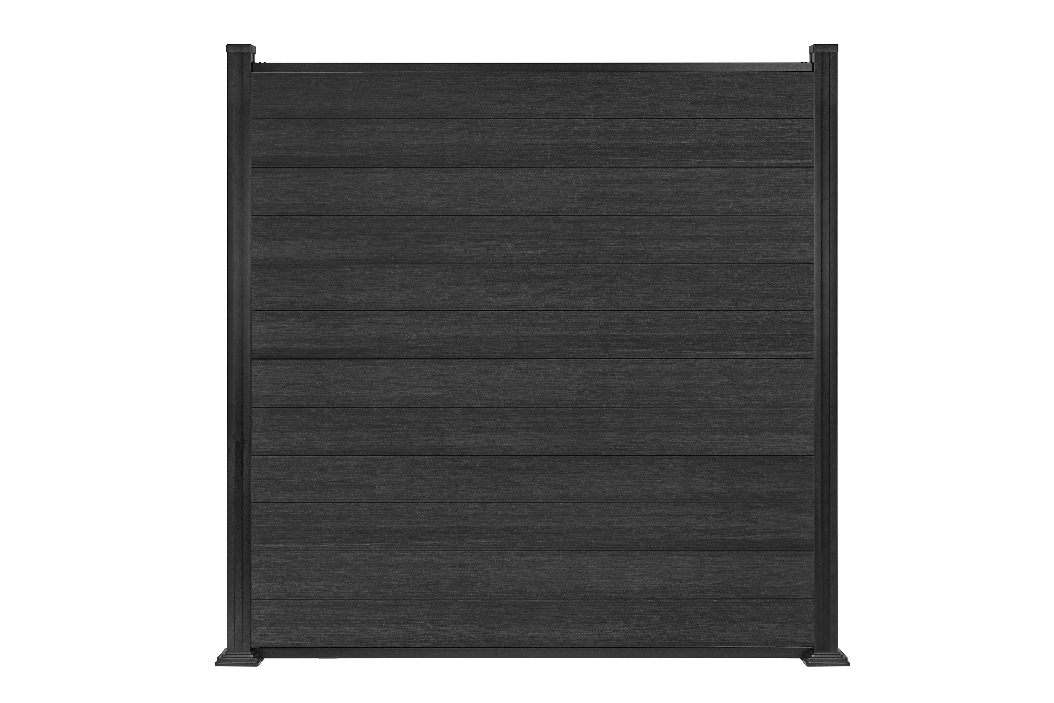 PuraFence Classic composiet plank 2,0 x 16,1 x 182 cm, ebony black
