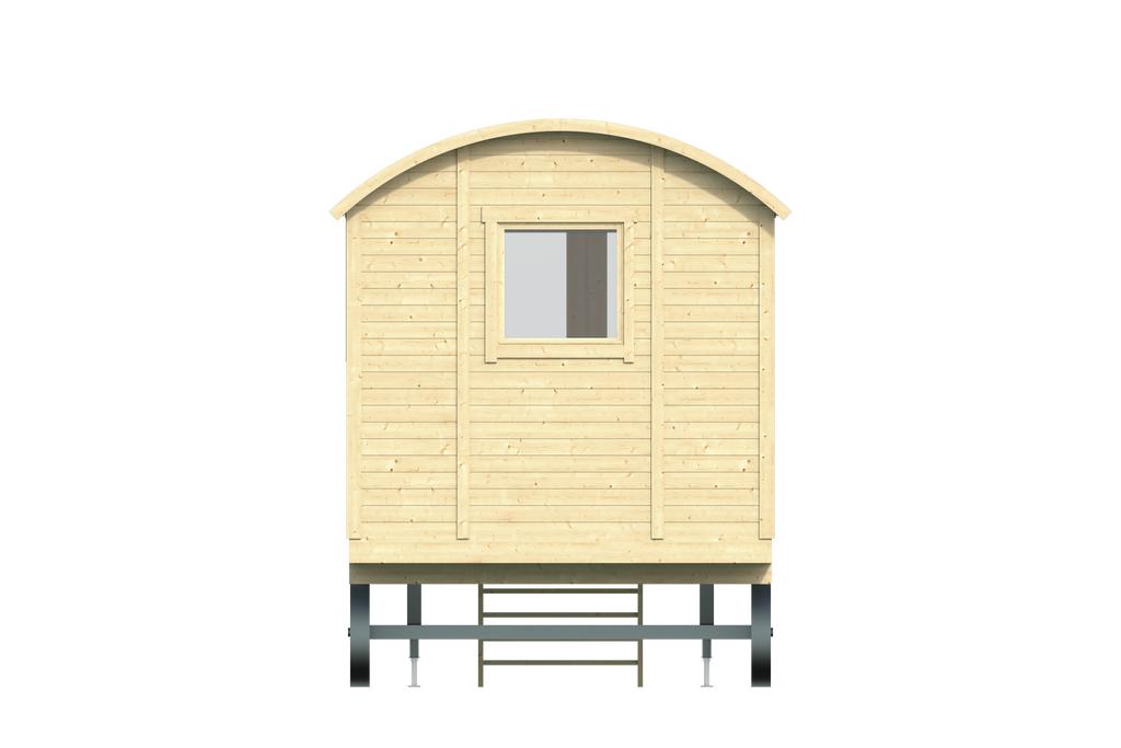 Circuswagen Paddy | 19mm | vuren onbehandeld | 480 x 240 cm | excl. onderstel